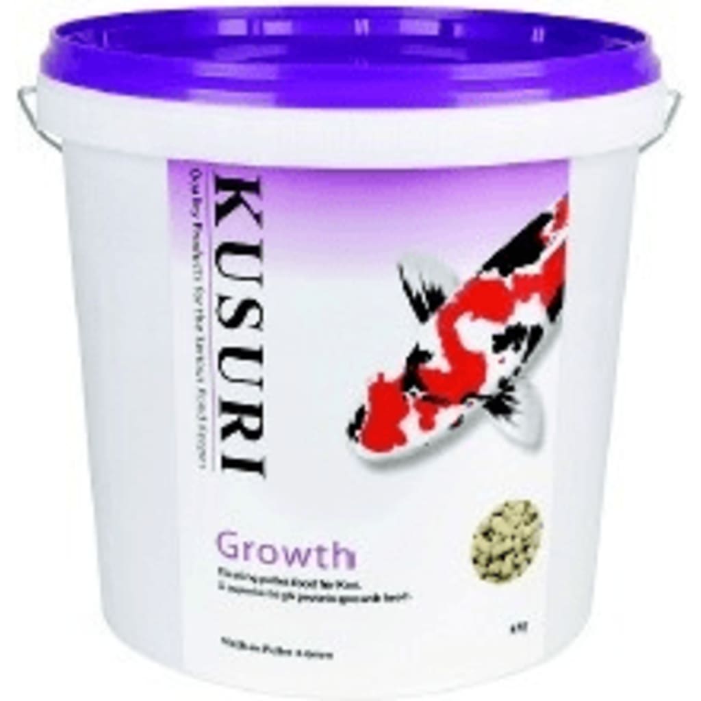 Afbeelding Kusuri Growth Koivoer 15 kilo zak medium pellets (4-5 mm) door Vidaxl.nl