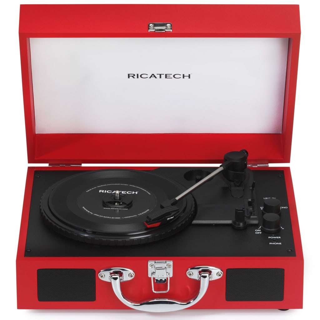 

Ricatech Platenspeler Advanced RTT21 rood