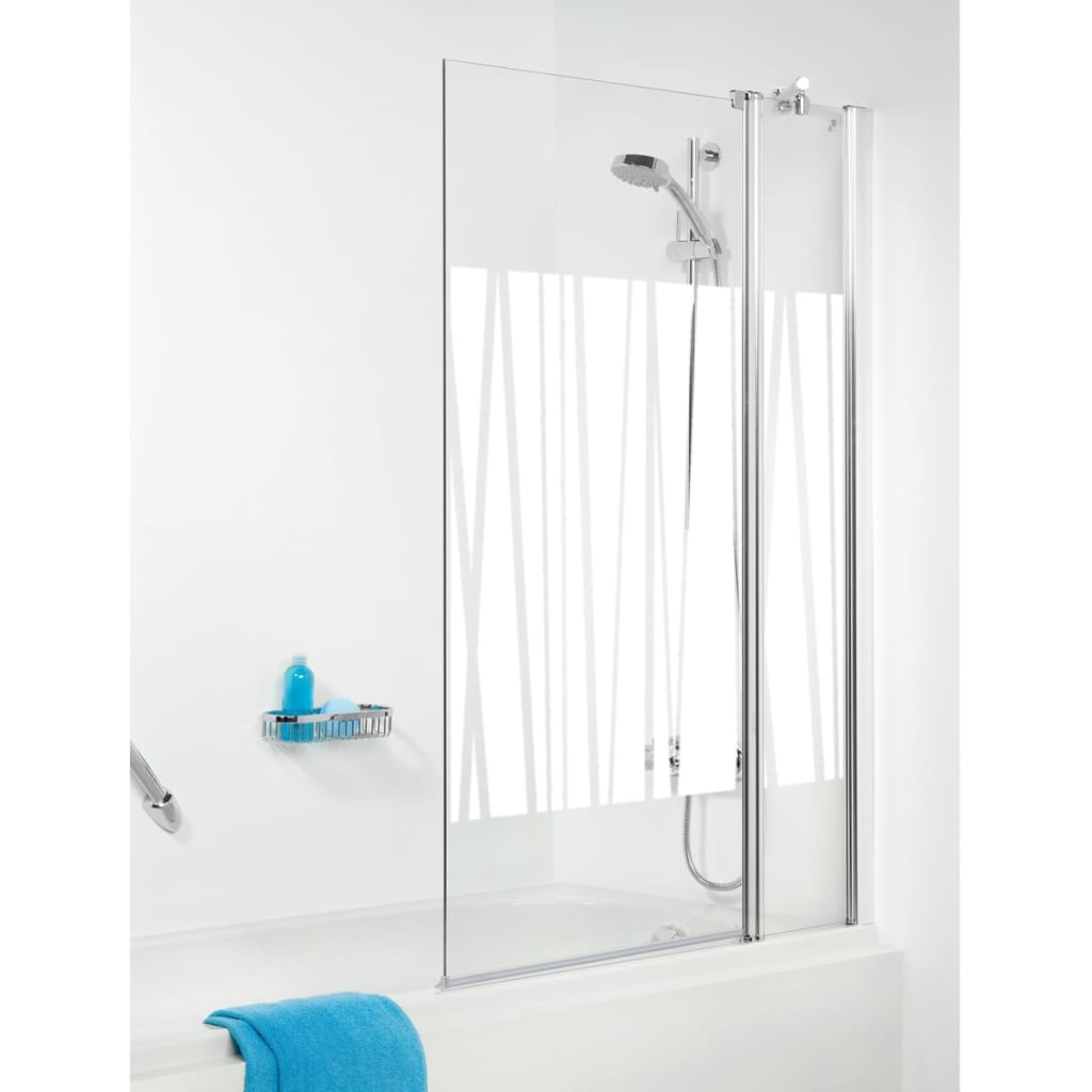 Get Wet by Sealskin badwand S105 100cm gedecoreerd glas SH011004314400