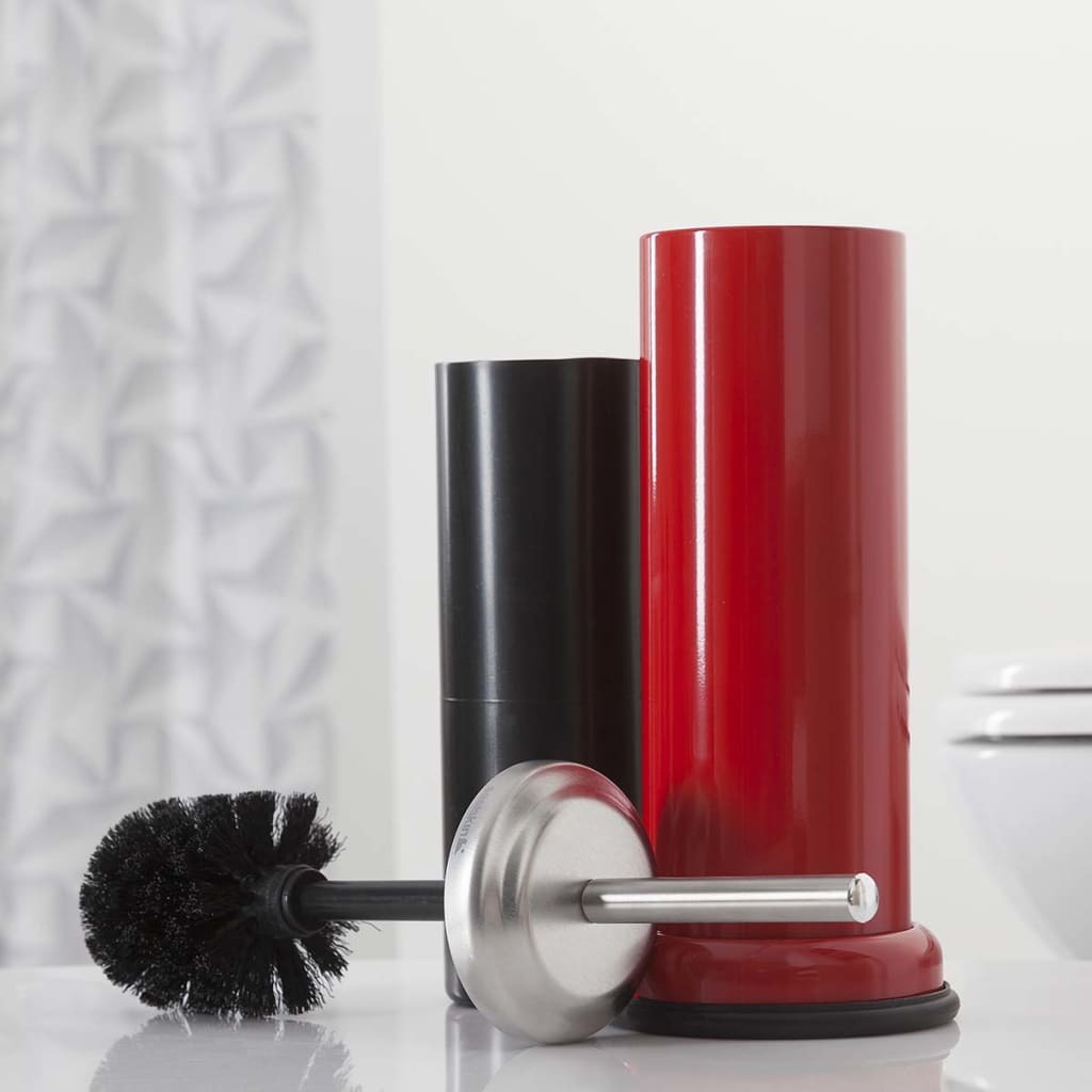 VidaXL - Sealskin toiletborstel met houder Acero rood 361730559