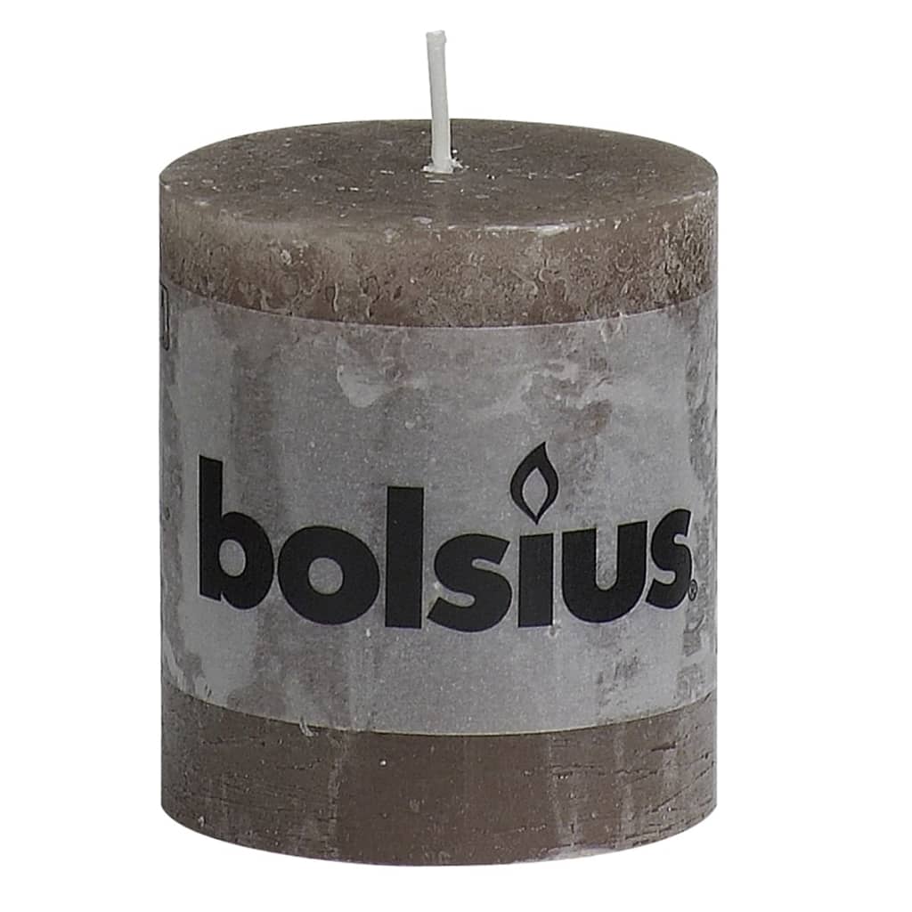 

Bolsius Rustieke Stompkaarsen 80 x 68 mm 6 stuks lichtbruin