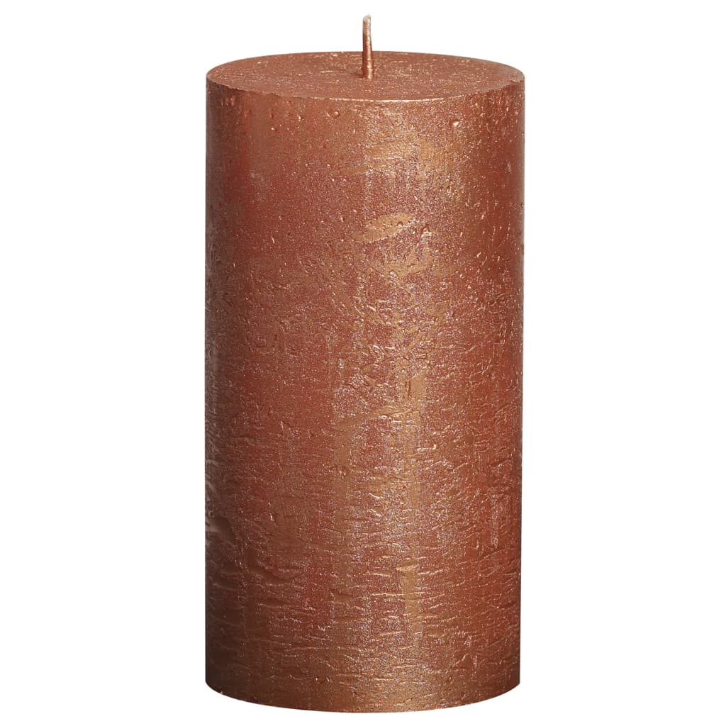 

Bolsius Rustiekkaarsen 6 st 130x68 mm koperkleurig