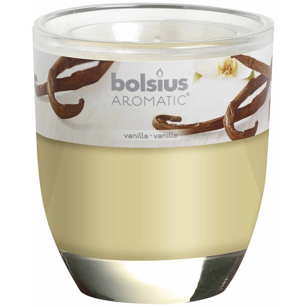 Bolsius Geurkaarsen Vanilla Cream 6 st 103626150375