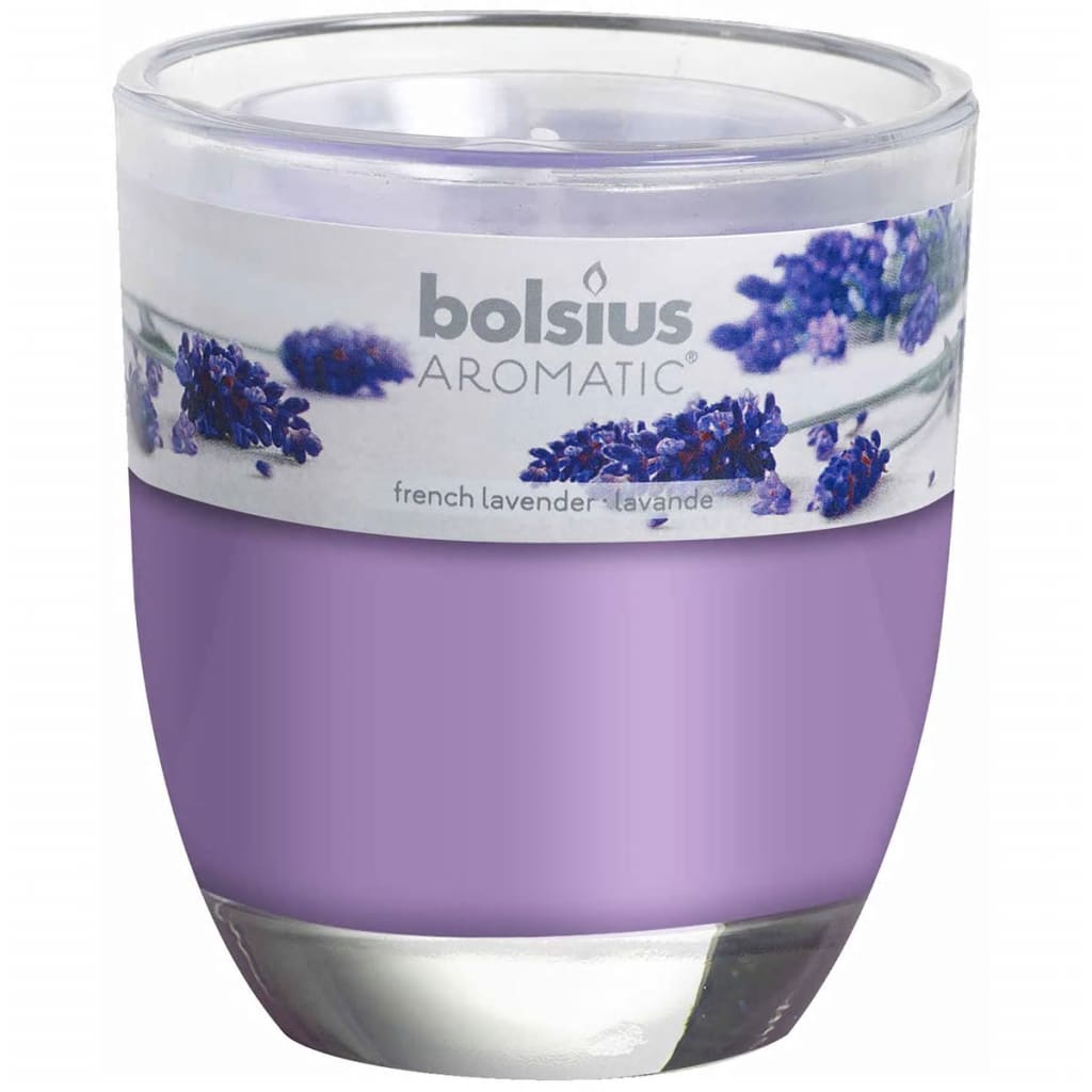

Bolsius Geurkaarsen French Lavender paars 6 st 103626150377