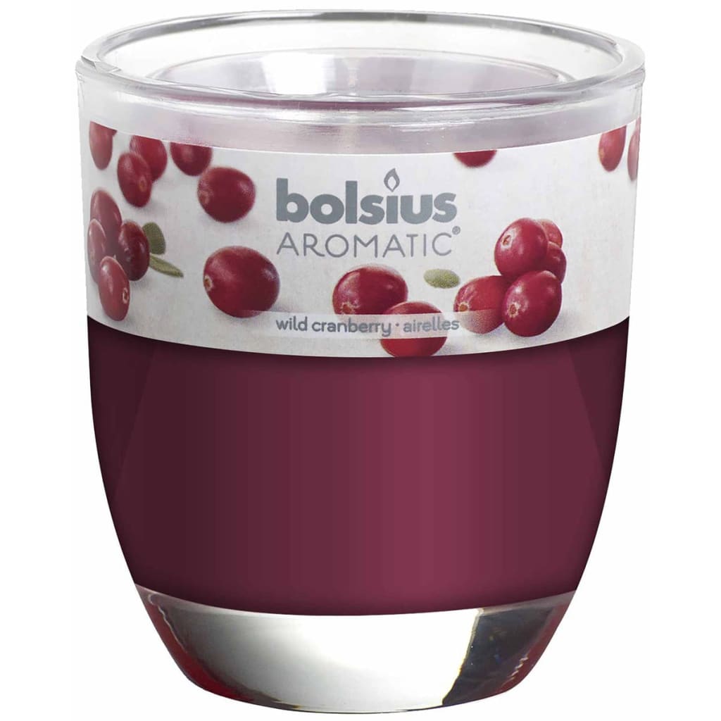 

Bolsius Geurkaarsen Wild Cranberry donkerrood 6 st 103626150389