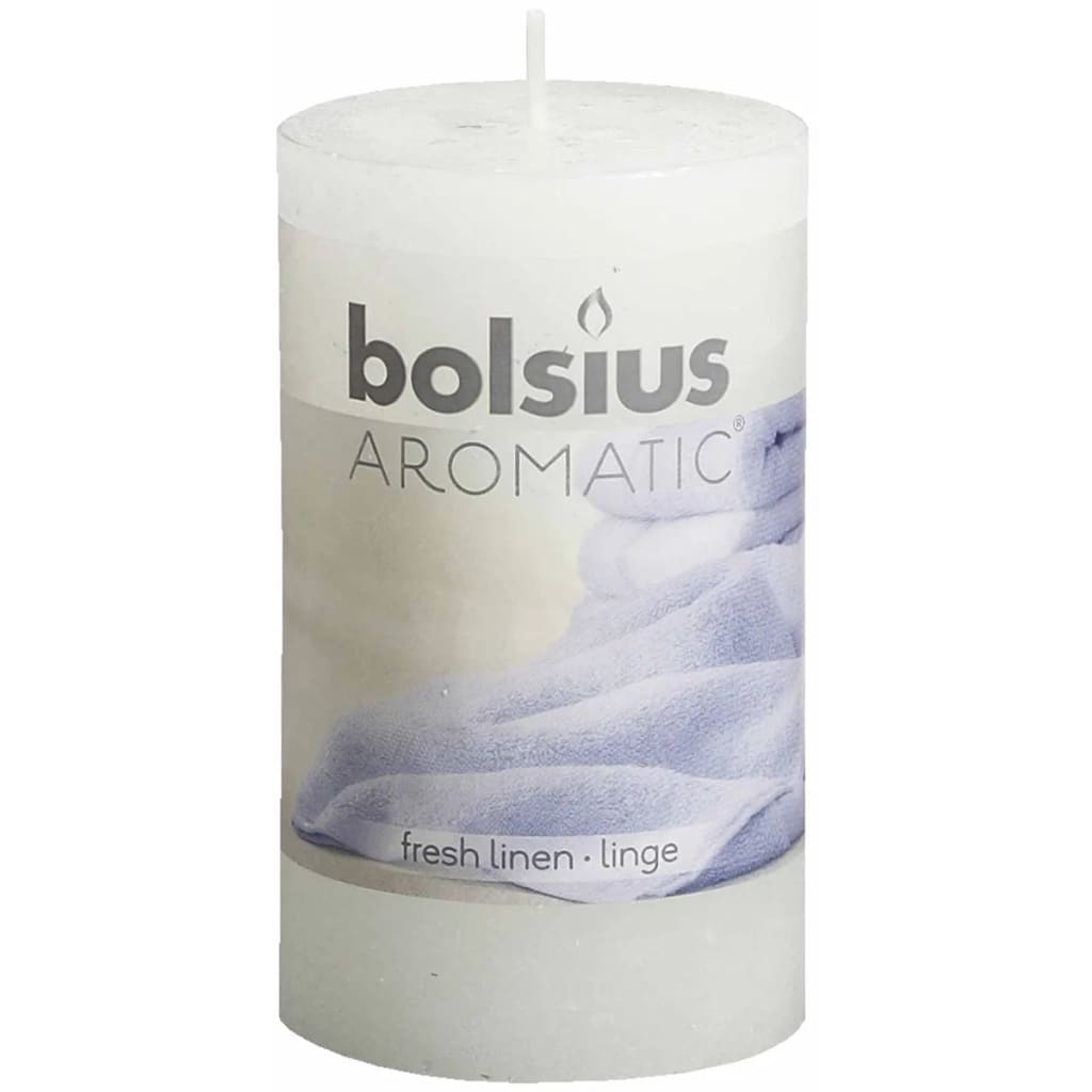 

Bolsius Rustieke geurkaarsen Fresh Linen 6 st 103626240358