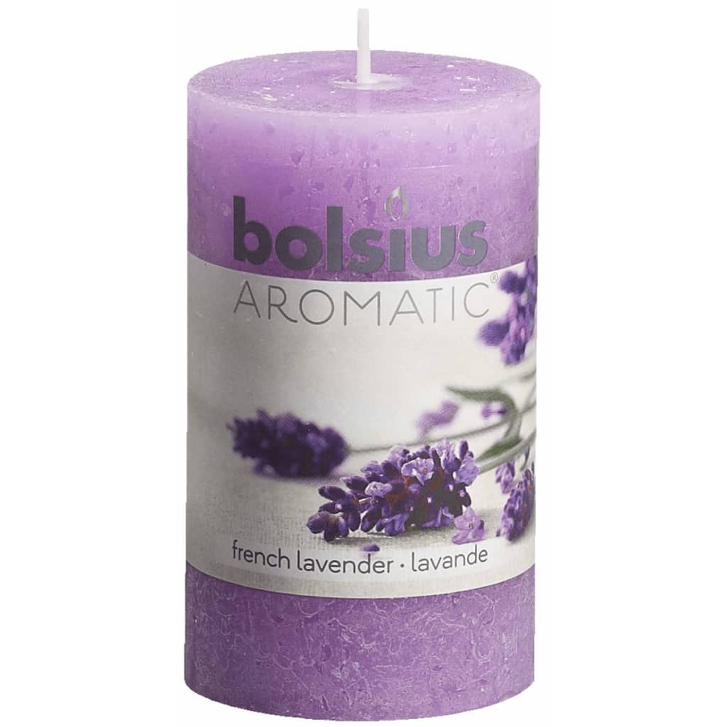 

Bolsius Rustieke geurkaarsen French Lavender 6 st 103626240377