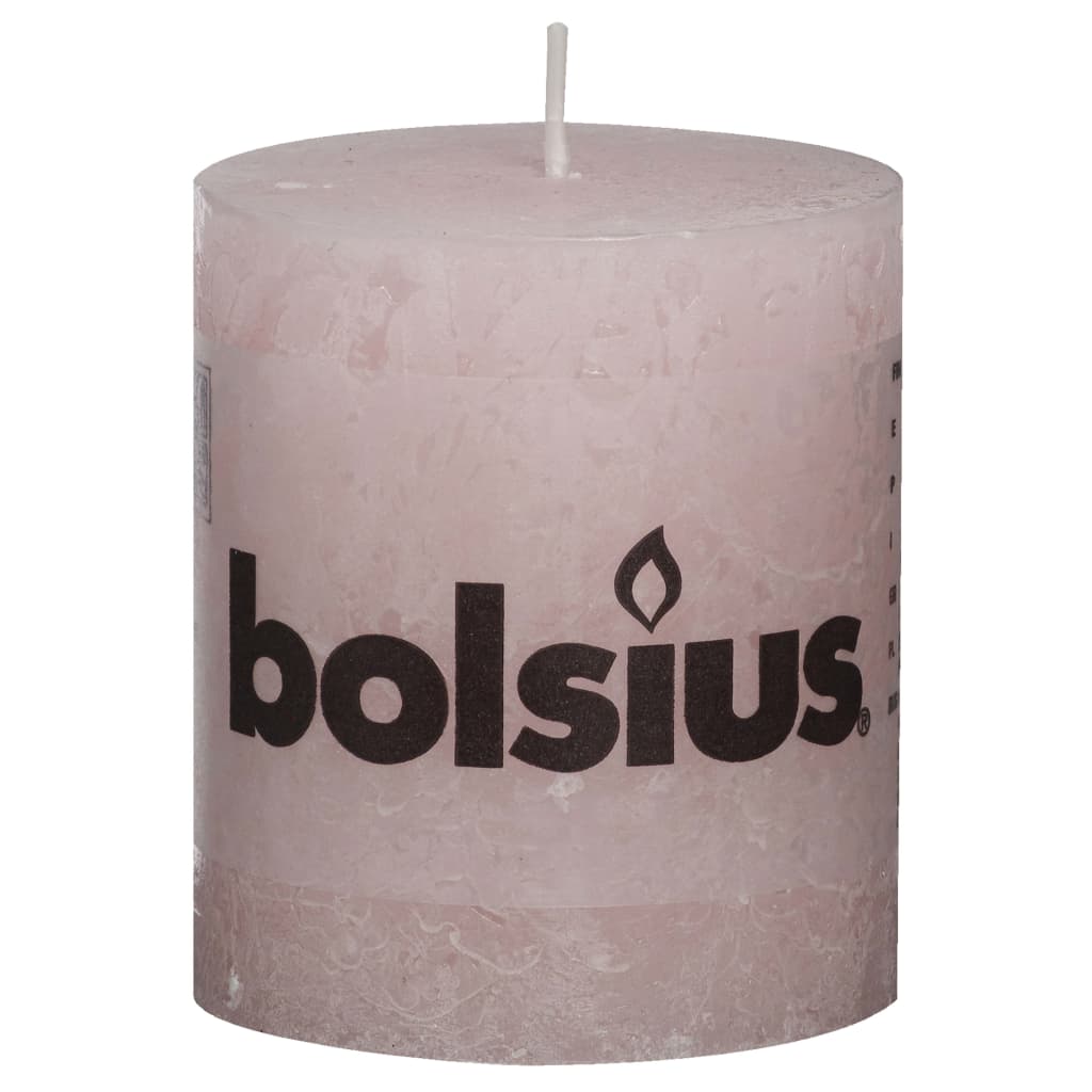 

Bolsius Rustiekkaarsen 6 st 80x68 mm pastel roze