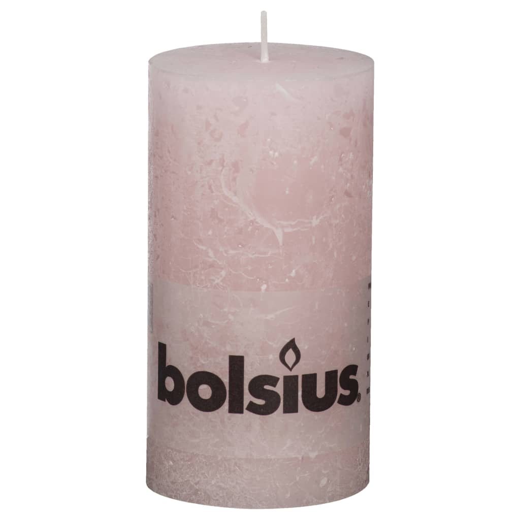 

Bolsius Rustiekkaarsen 6 st 130x68 mm pastel roze