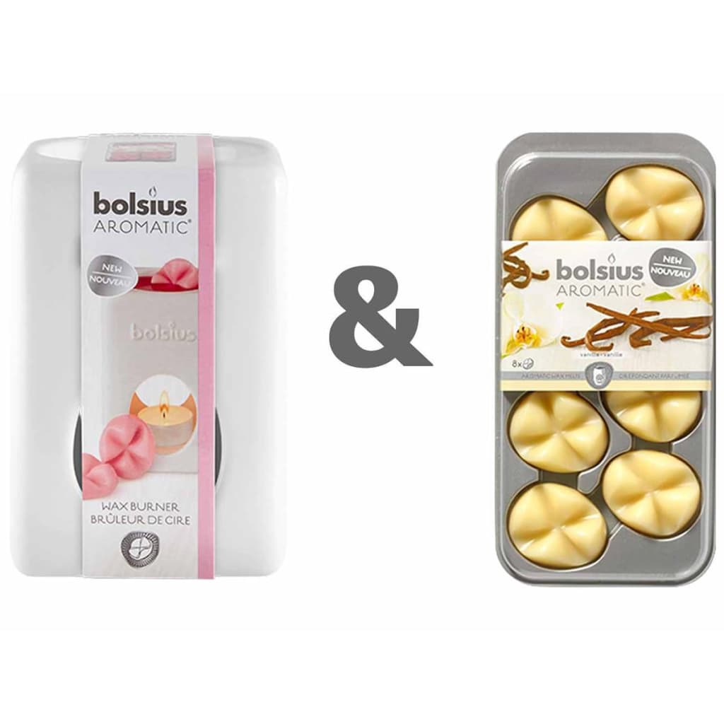 

Bolsius Wax brander met aromatische wax Vanilla 107790501875