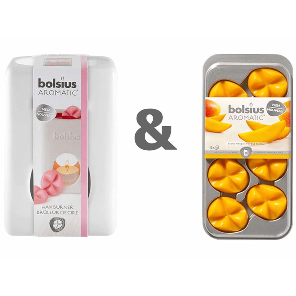

Bolsius Wax brander met aromatische wax Mango 107790501810