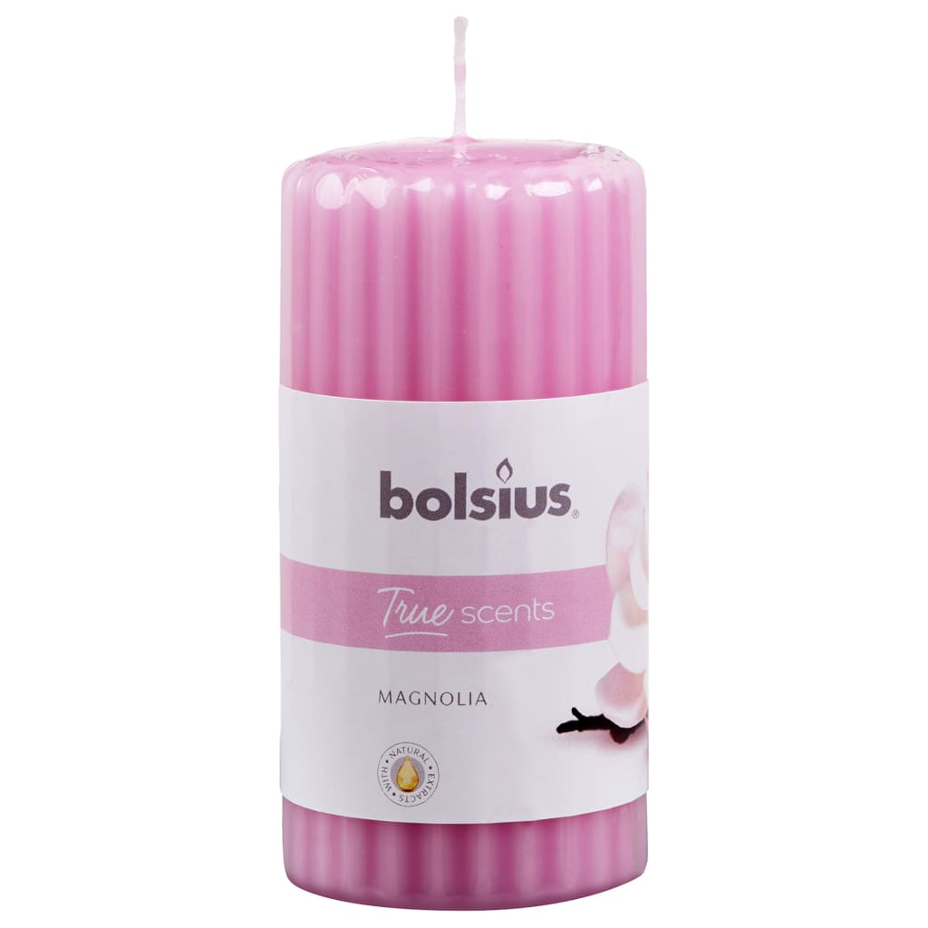 

Bolsius Geurkaarsen geribbeld 6 st 120x58 mm magnolia