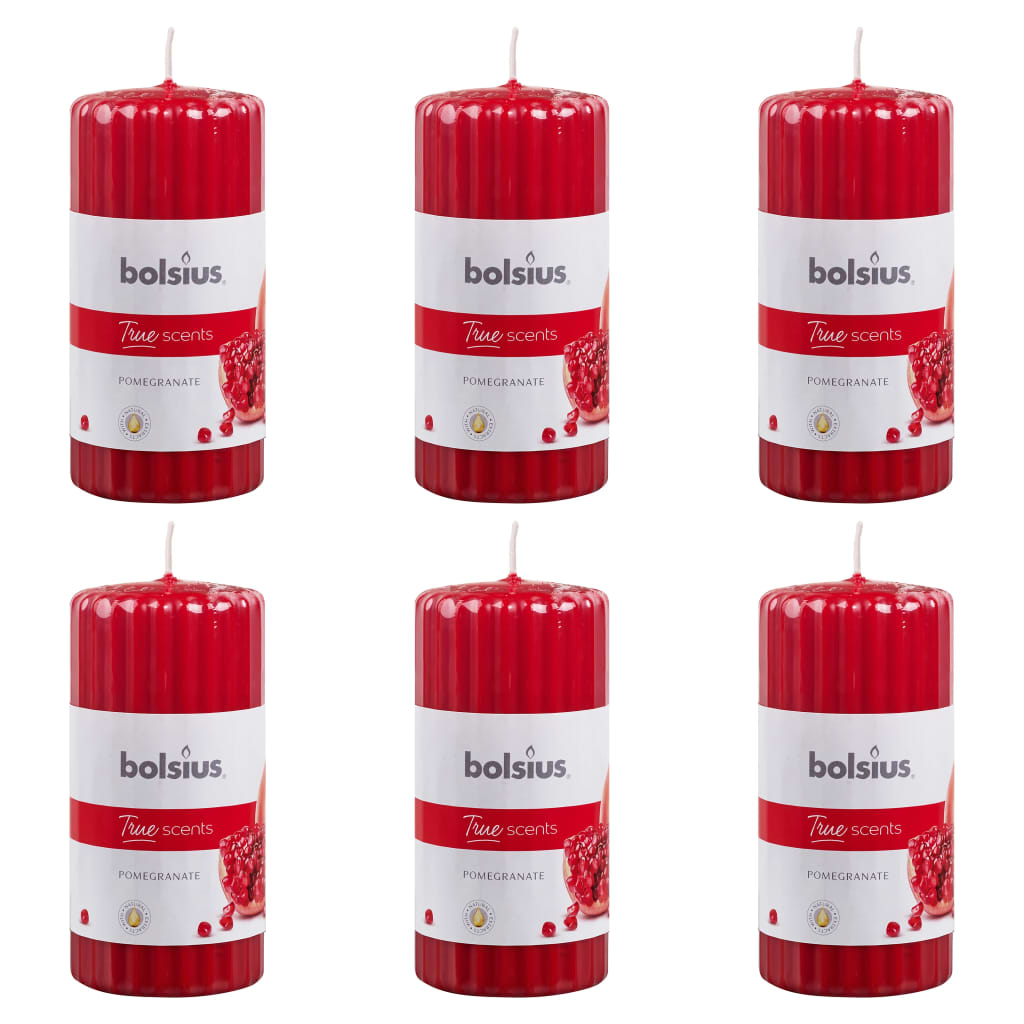 BOLSIUS - Candele Profumate Rigate 6 Pz 120x58 Mm Magnolia - ePrice