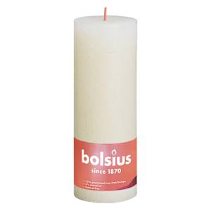 Bolsius Κεριά Κύλινδρος Ρουστίκ Shine 4 τεμ. Ελαφρύ Περλέ 190 x 68 χιλ