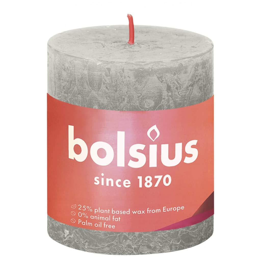 Bolsius Candele Rustiche a Colonna Shine Lumi Misure/Colori Diversi Bolsius