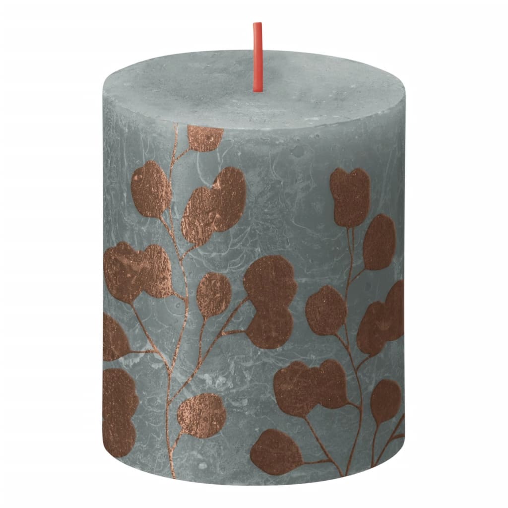 

Bolsius Stompkaarsen Silhouette 4 st rustiek 80x68 mm eucalyptusgroen