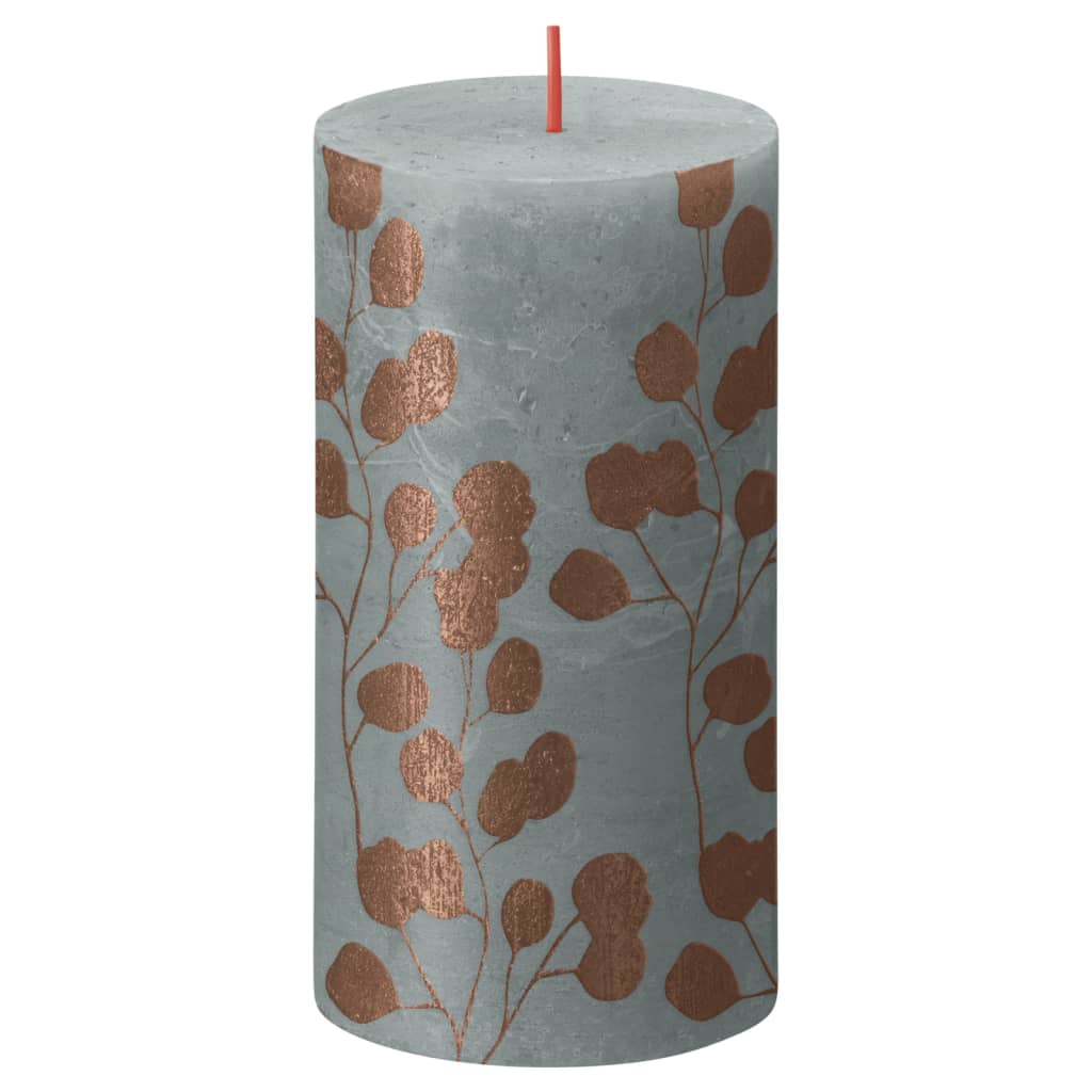 

Bolsius Stompkaarsen Silhouette 4 st rustiek 130x68 mm eucalyptusgroen