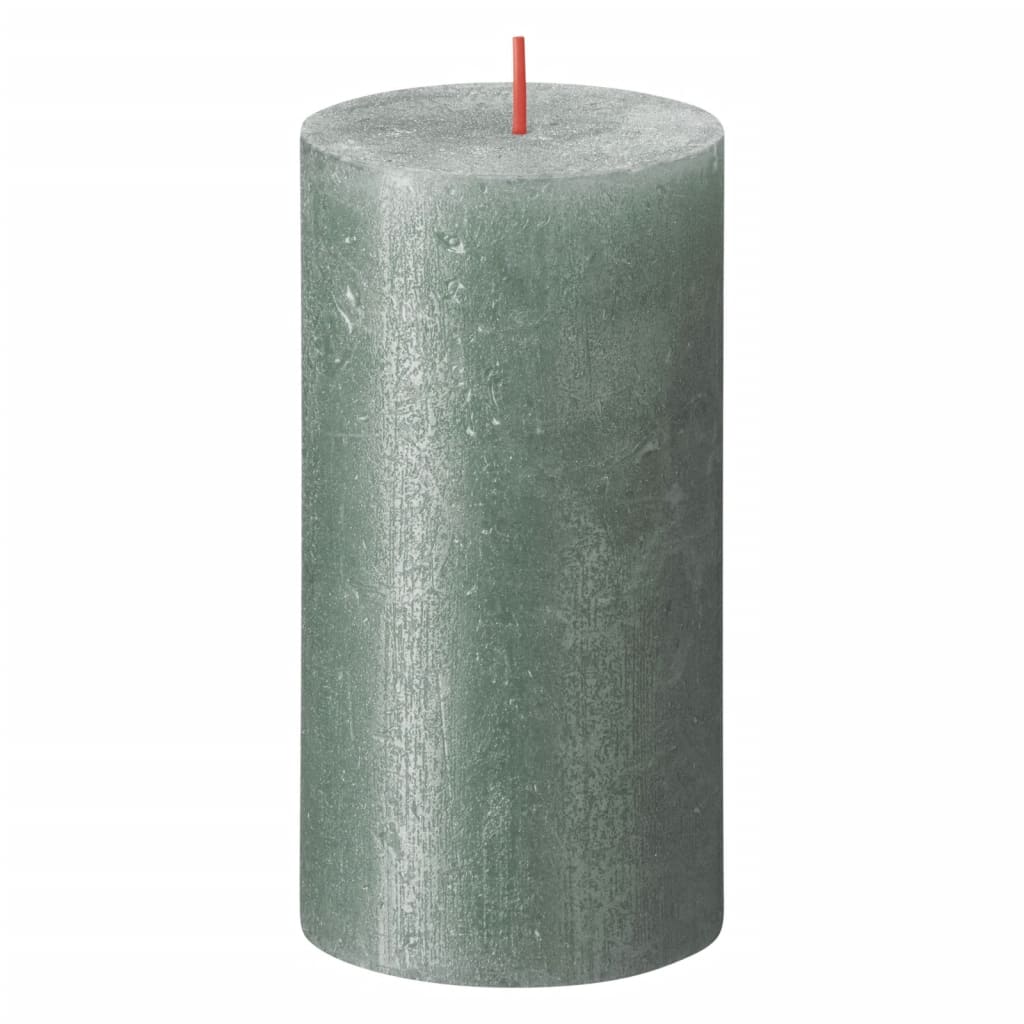

Bolsius Stompkaarsen Shimmer 4 st rustiek 130x68 mm oxideblauw
