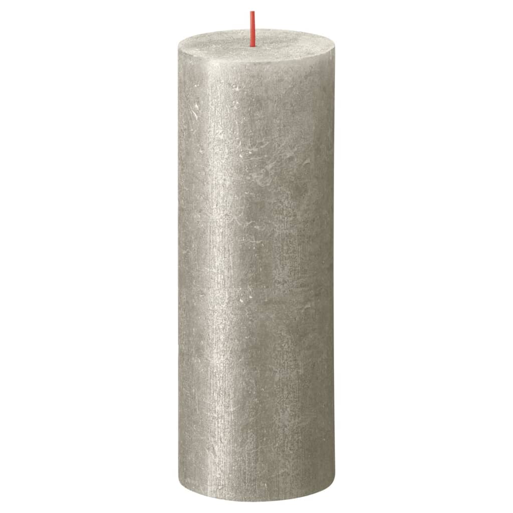 

Bolsius Stompkaarsen Shimmer 4 st rustiek 190x68 mm champagnekleurig