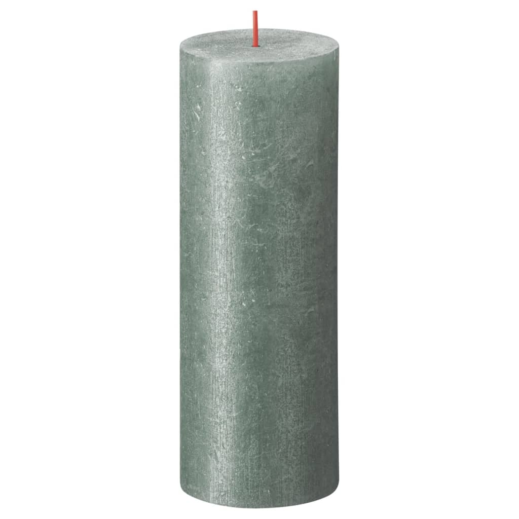 

Bolsius Stompkaarsen Shimmer 4 st rustiek 190x68 mm oxideblauw