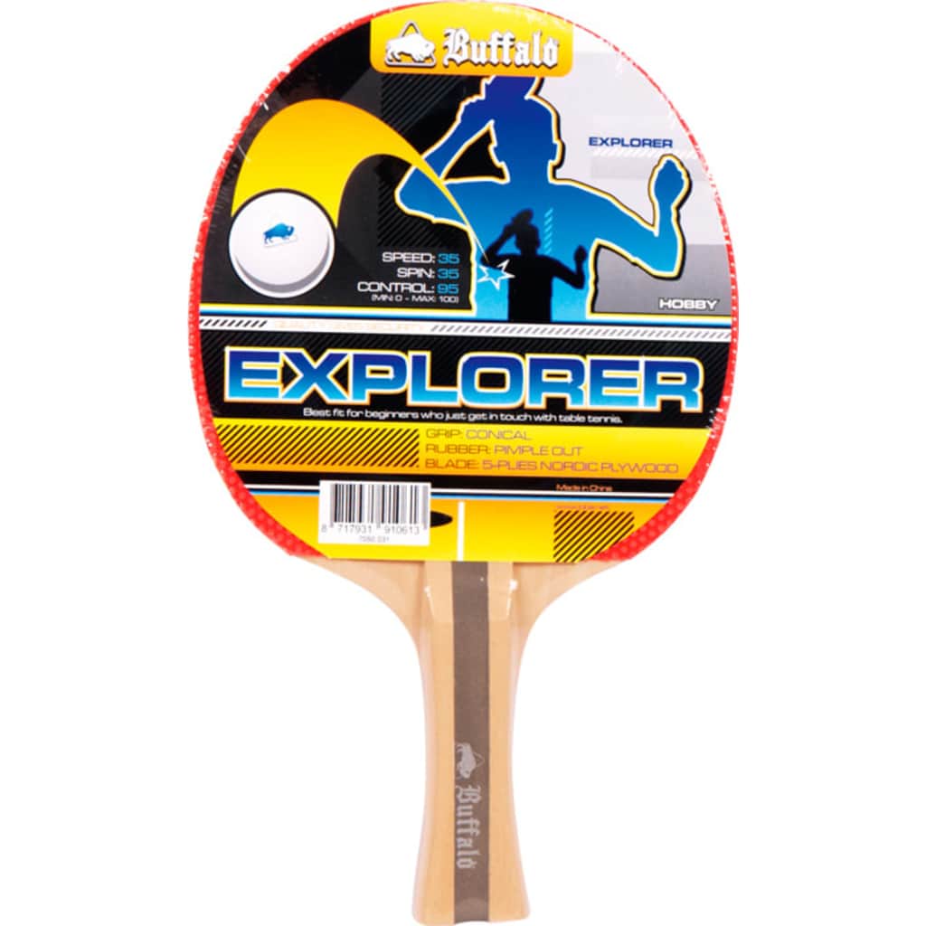 Buffalo Tafeltennis Bat Explorer buffalo kopen in de aanbieding Buffalo Tafeltennis Bat Explorer buffalo kopen in de aanbieding