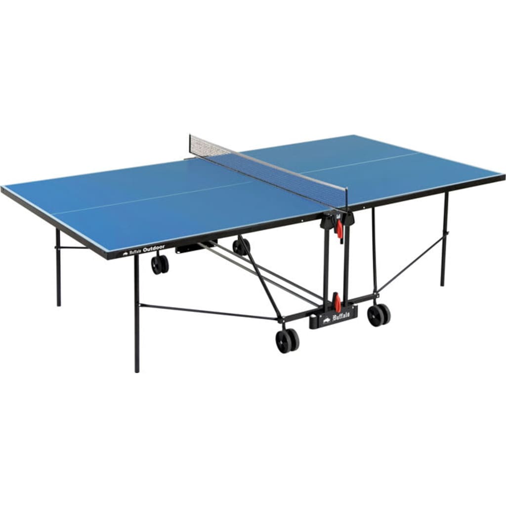 Buffalo Tafeltennistafel Basic Outdoor Blauw buffalo kopen in de aanbieding Buffalo Tafeltennistafel Basic Outdoor Blauw buffalo kopen in de aanbieding