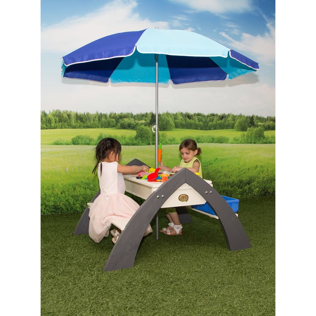 Children's Picnic Table Delta Grey And White A031.023.00 AXI 15 width=274