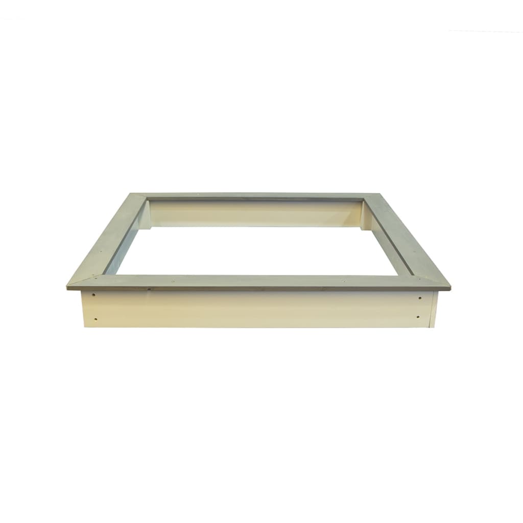 

Sunny Zandbak 127x127 cm hout bruin en wit C052.001.00