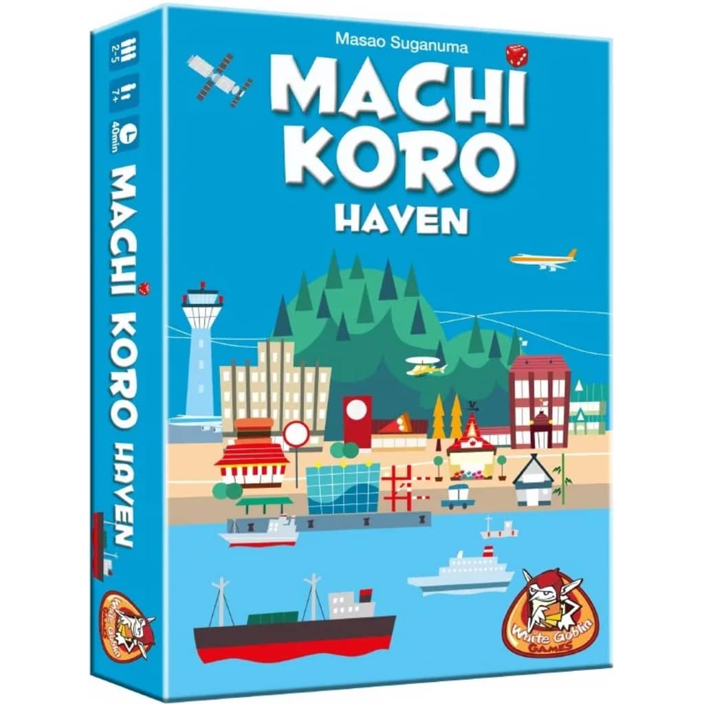 Afbeelding White Goblin Games uitbreiding Machi Koro: Haven door Vidaxl.nl