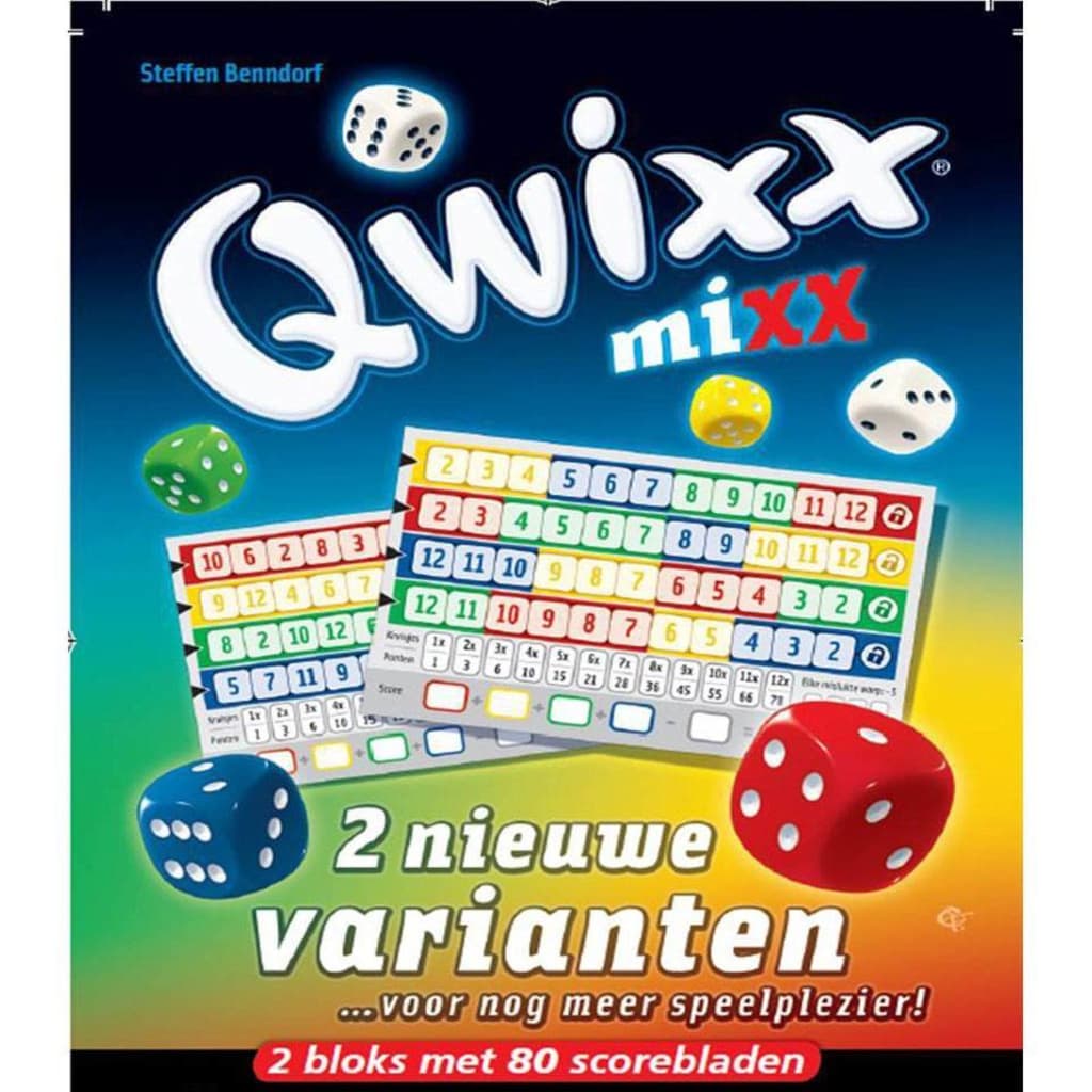 Afbeelding White Goblin Games spel Qwixx Mixx door Vidaxl.nl