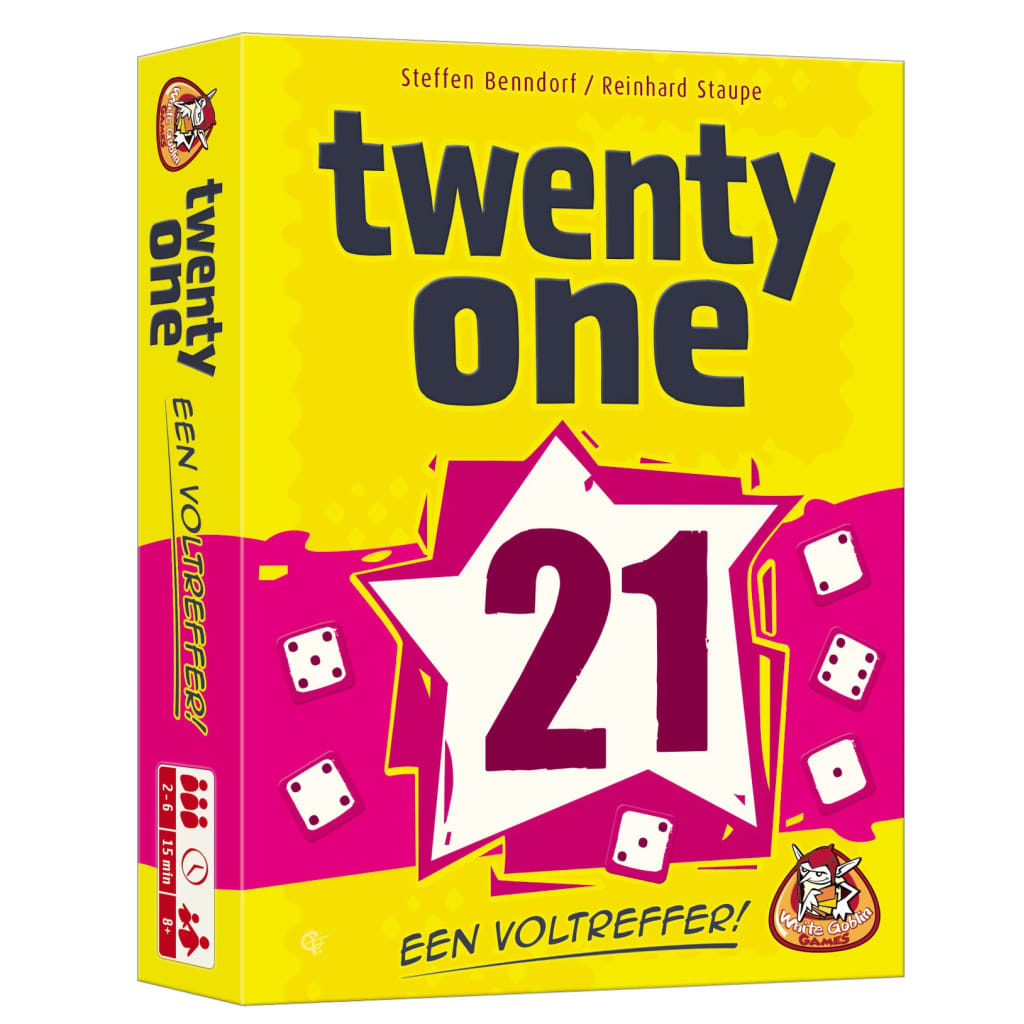 Afbeelding White Goblin Games dobbelspel Twenty One (21) door Vidaxl.nl