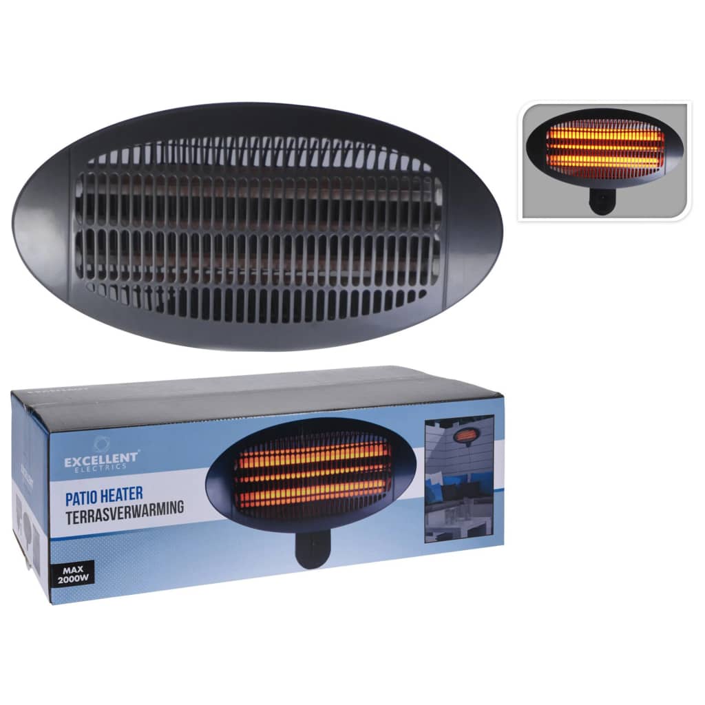 

Excellent Electrics Terrasverwarmer wandmodel 2000 W