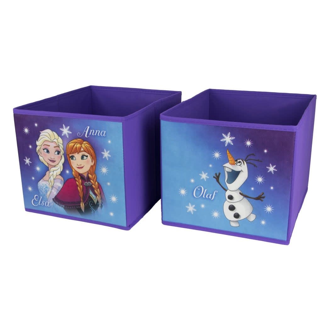 Afbeelding Disney opbergkast met drie lades Frozen 60 cm blauw door Vidaxl.nl