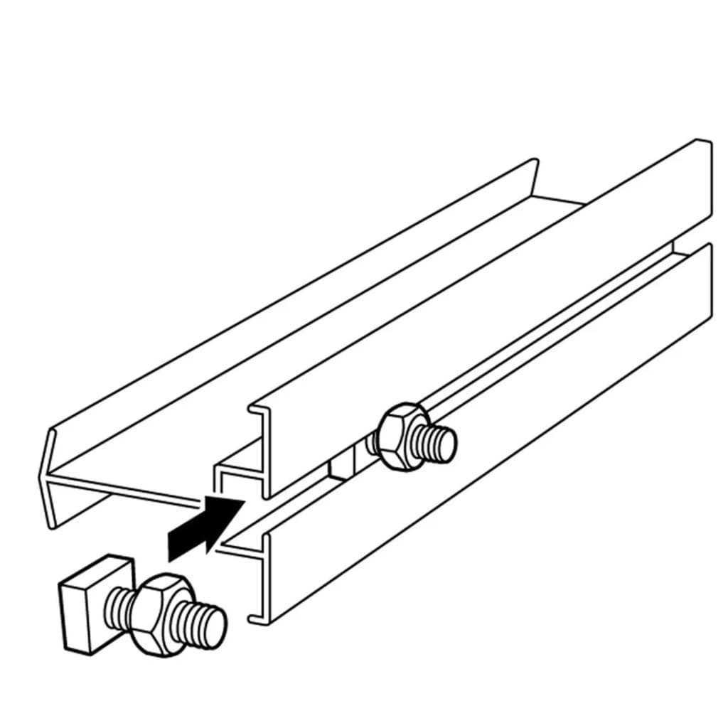 Afbeelding Inox bout moer / boulon ecrous - 10 X door Vidaxl.nl