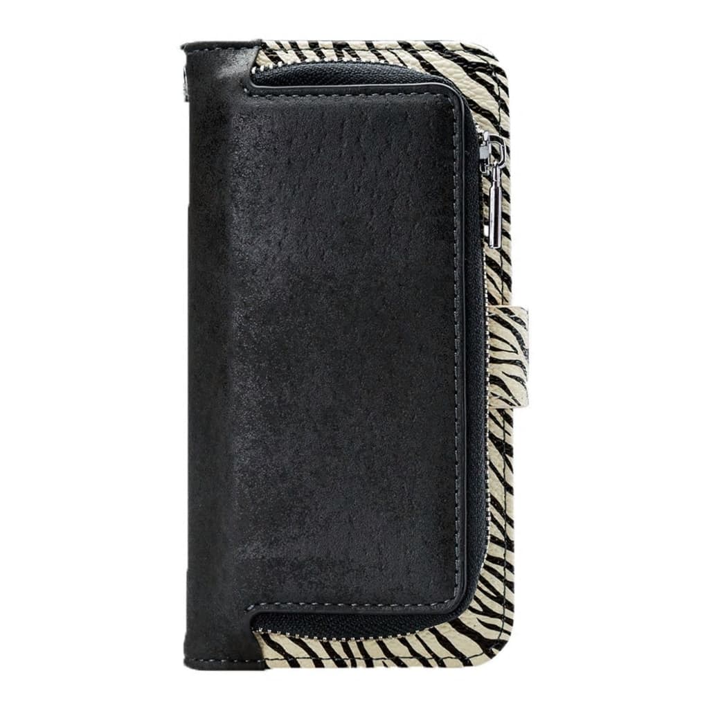 Mobilize - iPhone Xr Hoesje - Uitneembare Gelly Wallet Case Zebra