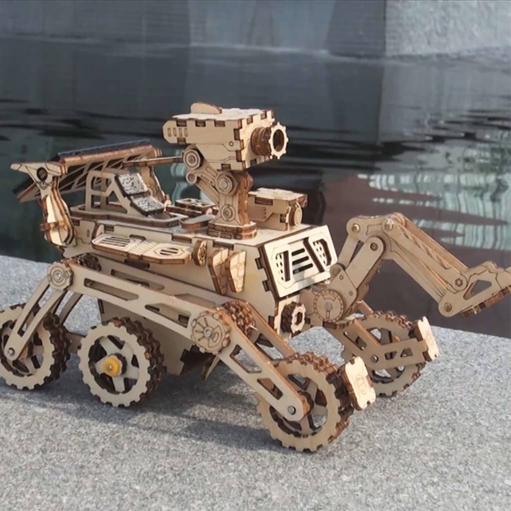 

Robotime Schaalmodelset auto op zonne-energie Curiosity Rover