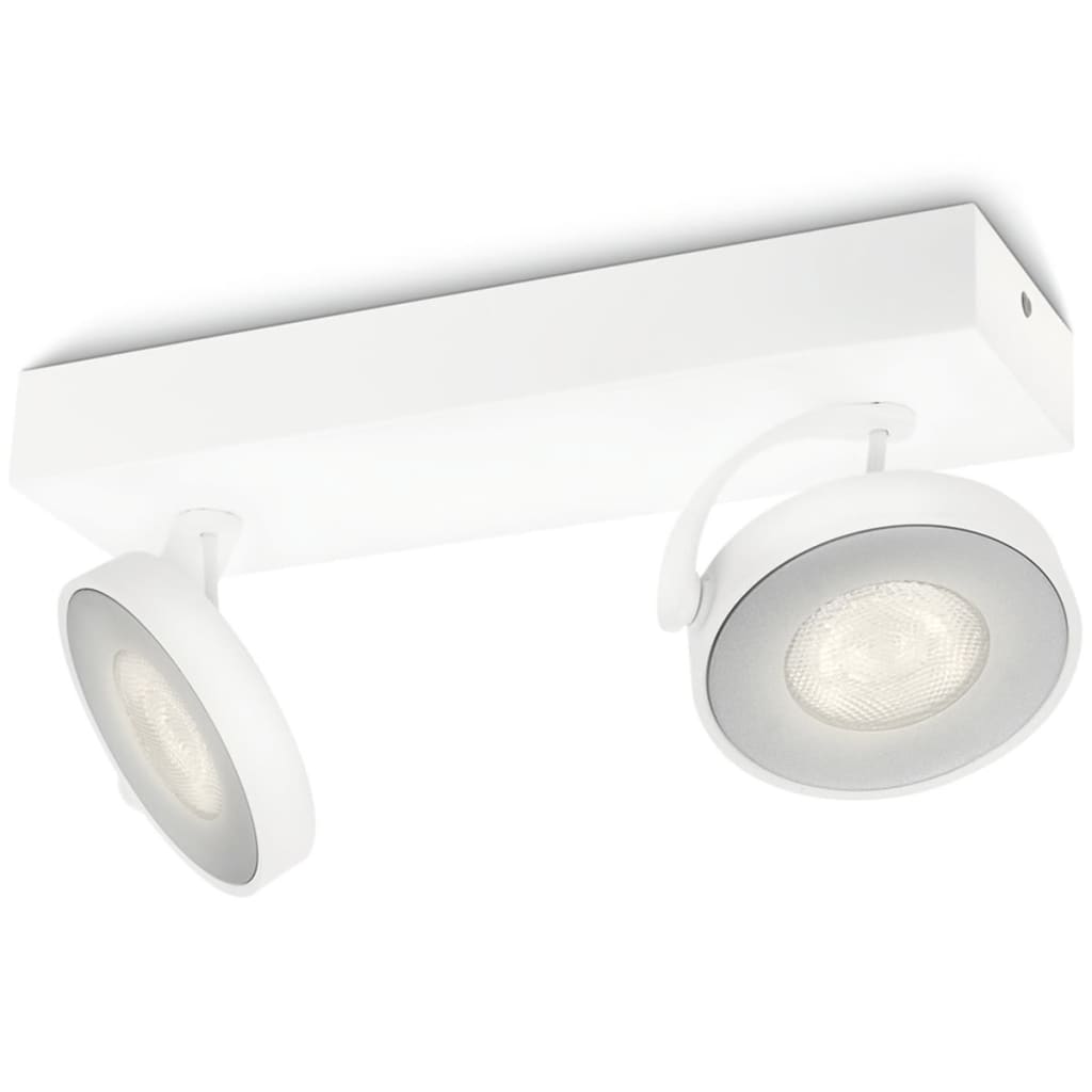 Philips myLiving LED spotlight Clockwork wit 2x4, 5 W 531723116 online kopen