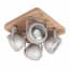 Highlight Spot Bullet 4 Lichts Zink Hout highlight kopen in de aanbieding Highlight Spot Bullet 4 Lichts Zink Hout highlight kopen in de aanbieding