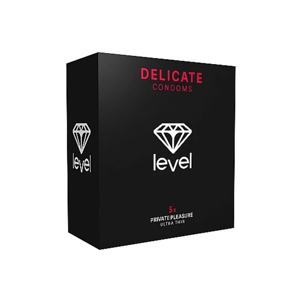 Level - Private Pleasure Level Delicate Condoms - 5x