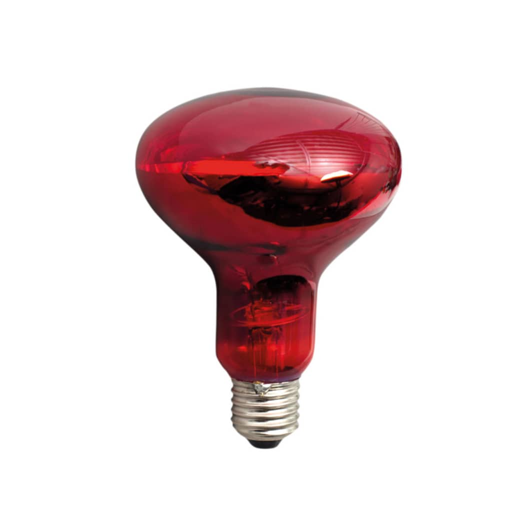 Afbeelding Powerheat Warmtelamp - Verwarming - 9x9x13 cm Rood 60 Watt door Vidaxl.nl