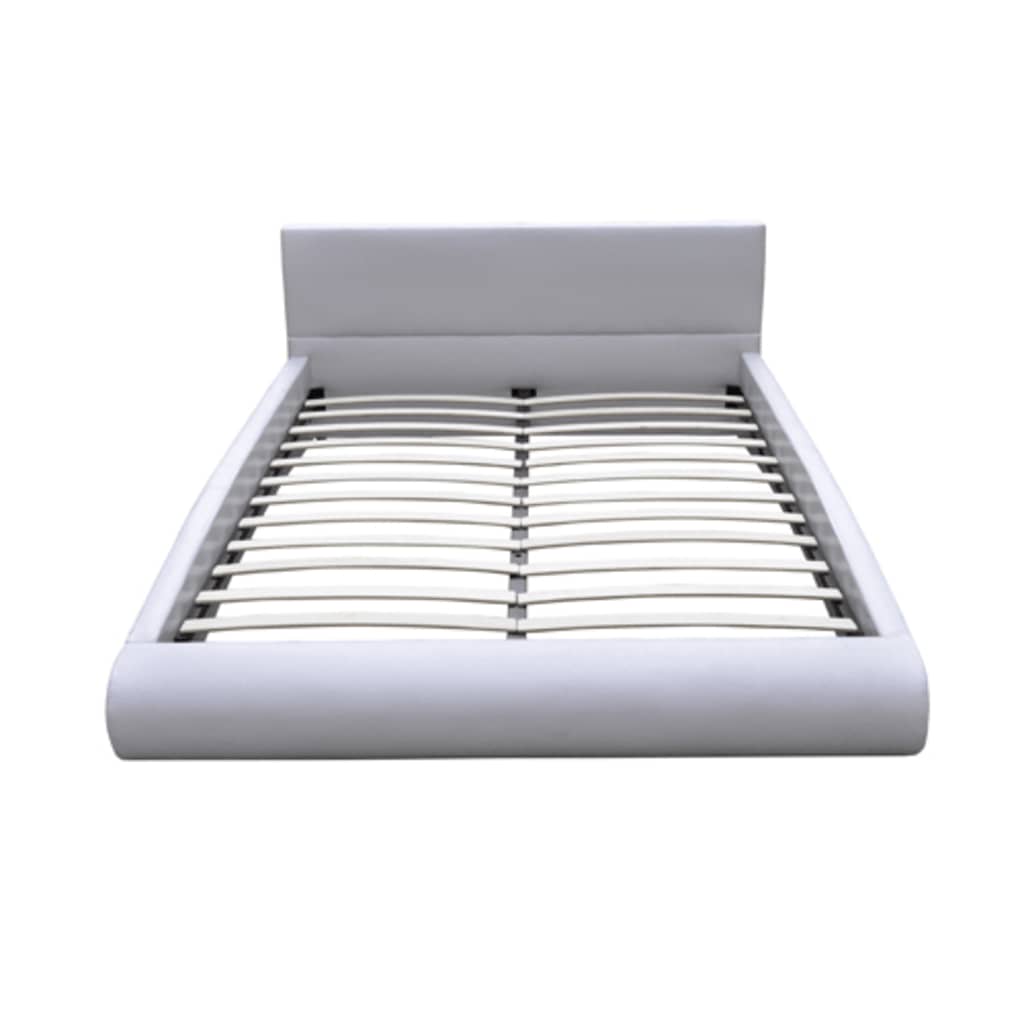 

vidaXL 2-persoons bed Fluente wit leer 140 x 200