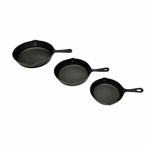 3 BBQ lihapanni komplekt rauast