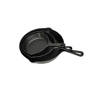 Sada 3 BBQ litinových pánví - obrázek 2