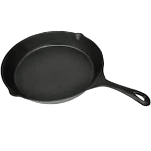 Grilovací pánev / pánev na smažení litinová 30 cm kulatá - obrázek 3