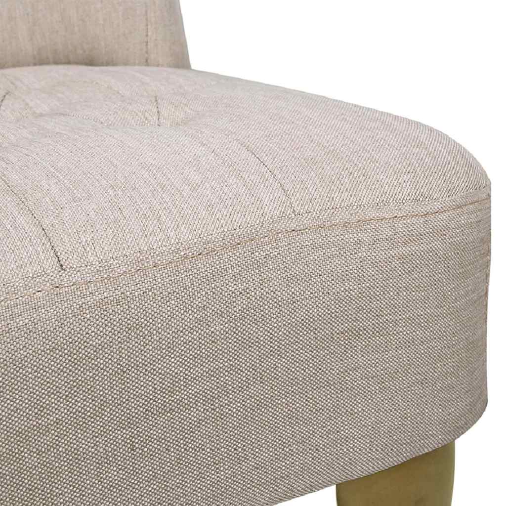 Chaises En Style Français Lot De 2 Crème Tissu VidaXL 18 width=274