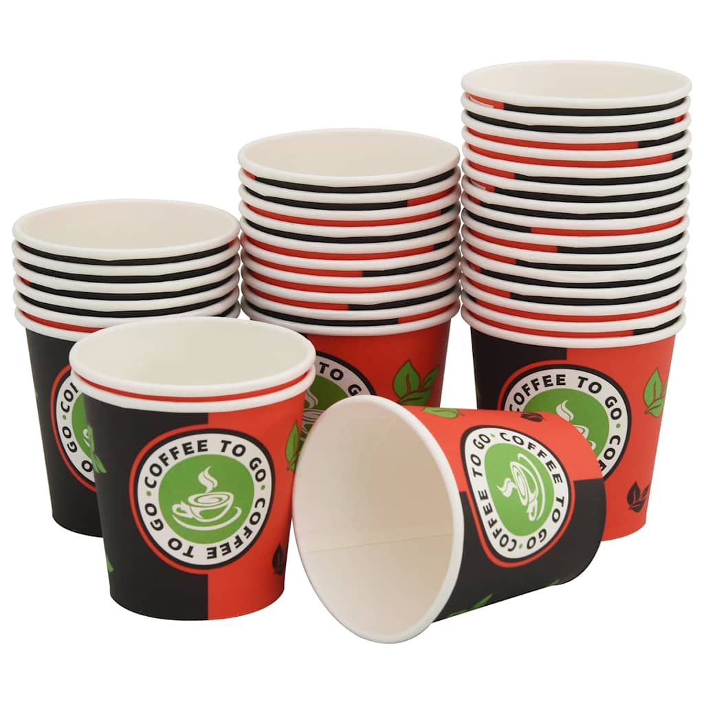 Thumbnail - vidaXL 1000 Stk. Einweg-Kaffeebecher Pappe 120 ml (4 oz)