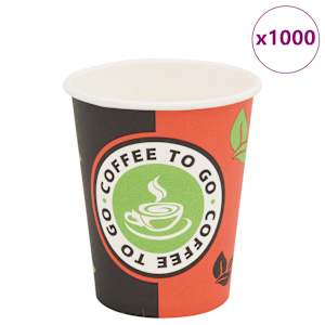 Jednorázové kelímky na kávu 1000 ks 240 ml - obrázek 1