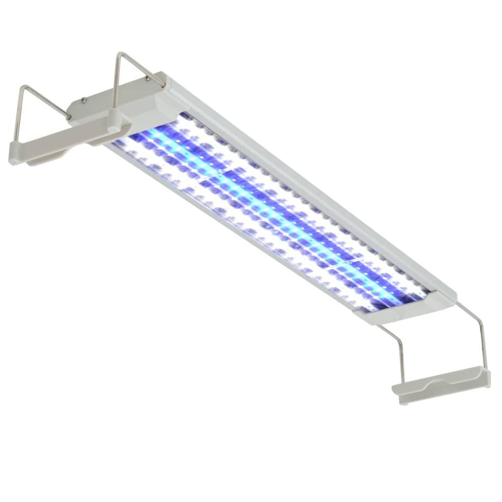 vidaXL Akváriová LED lampa 50-60 cm, hliník, IP67