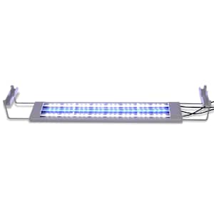 vidaXL Ilumina&ccedil;&atilde;o aqu&aacute;rio LED 50-60 cm alum&iacute;nio IP67