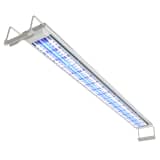 vidaXLi LED-valgusega akvaariumilamp 100-110 cm, alumiinium IP67